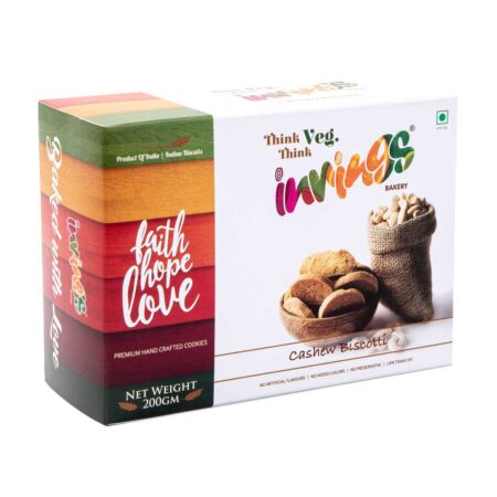 Cashew Biscotti 200 gm Box
