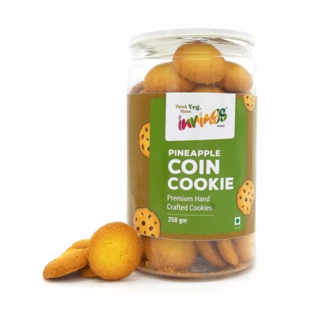 Pineapple Coin Cookies 250 gm Jar